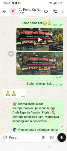 Testimonial Papan Bunga pekanbaru
